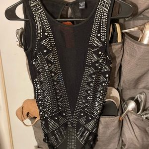 Sheer sequence bodysuit